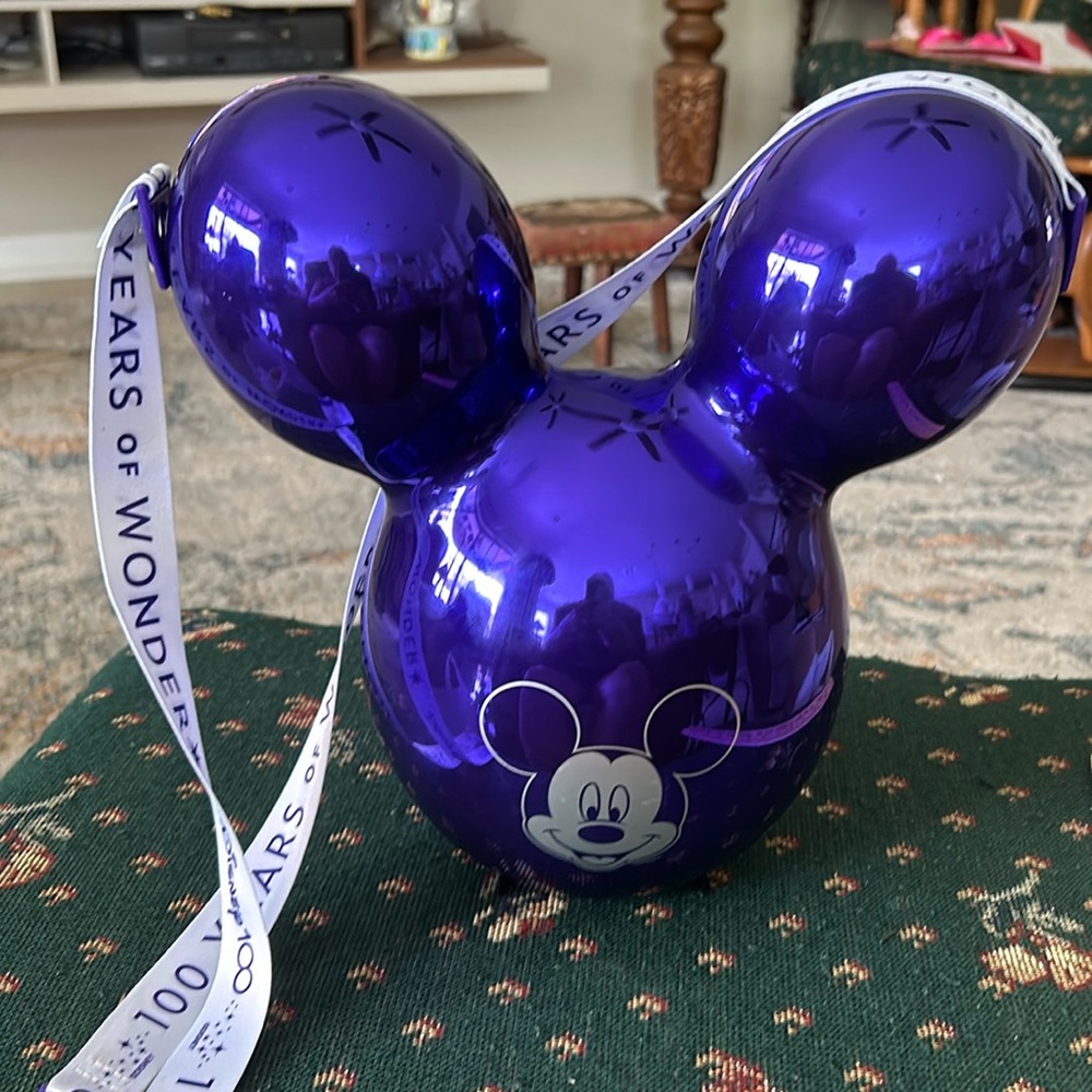 Disney’s hundred year of wonder Mickey balloon popcorn bucketApx 11 by5